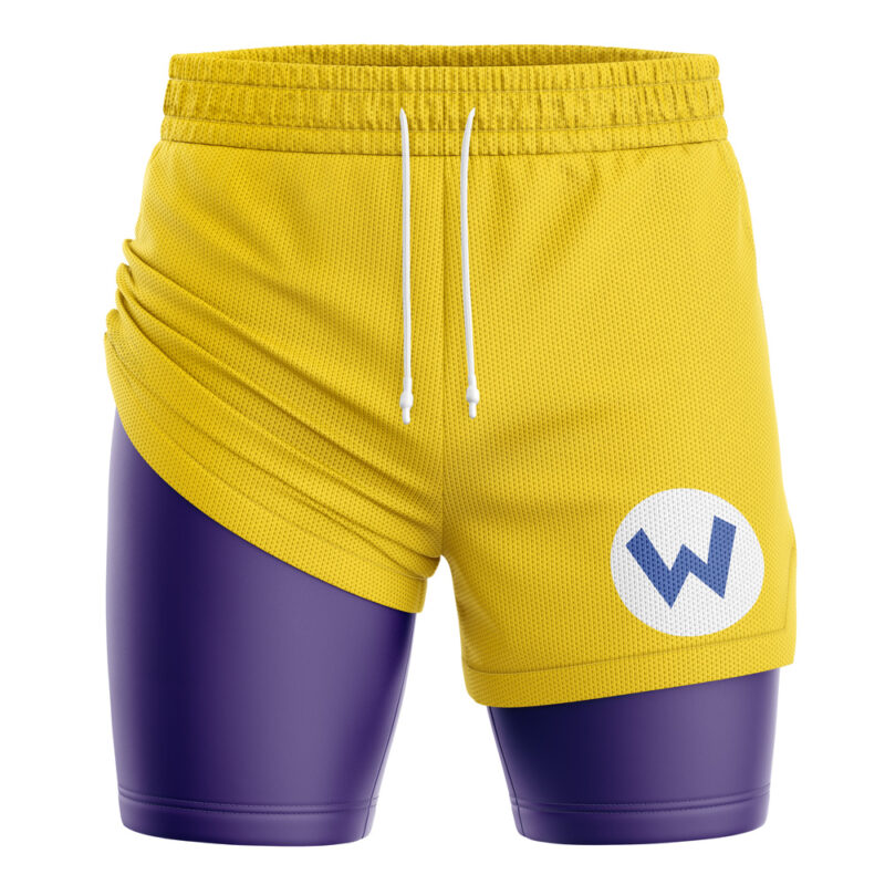 Wario Super Mario Bros 2-in-1 Performance Shorts