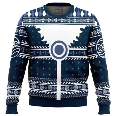 Waterbender ATLA Ugly Christmas Sweater