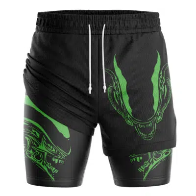 Xenomorph Alien 2-in-1 Performance Shorts