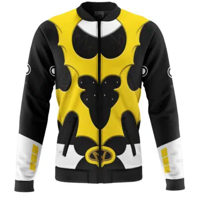 Yellow Psycho Ranger Casual Bomber Jacket