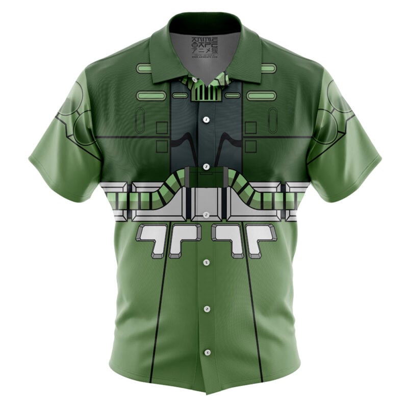 Zaku II Mobile Suit 0079 Gundam Button Up Hawaiian Shirt