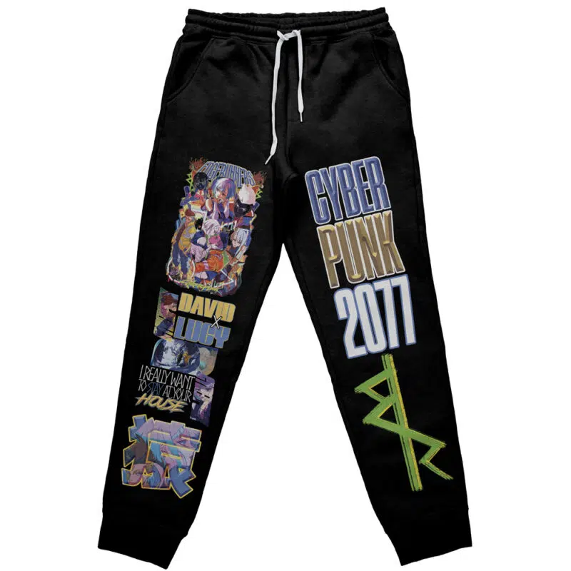 Cyberpunk 2077 Edgerunners Streetwear Sweatpants