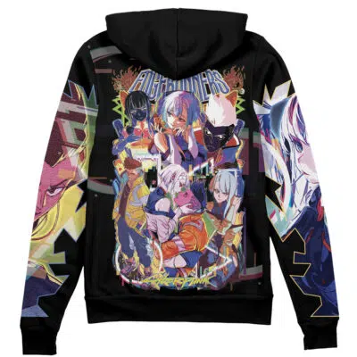 Cyberpunk 2077 Edgerunners Streetwear Zip Hoodie Jacket