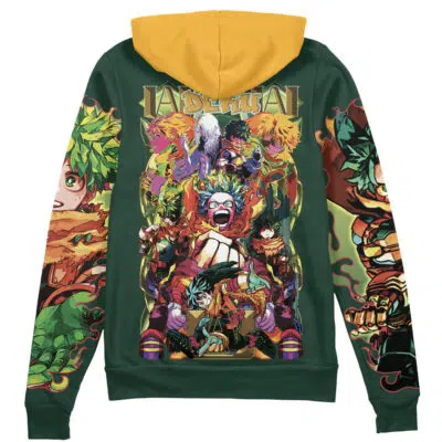 Midoriya Izuku V2 My Hero Academia Streetwear Zip Hoodie Jacket