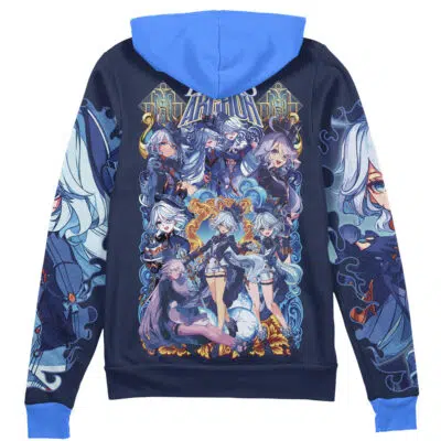 Furina Genshin Impact Streetwear Zip Hoodie Jacket