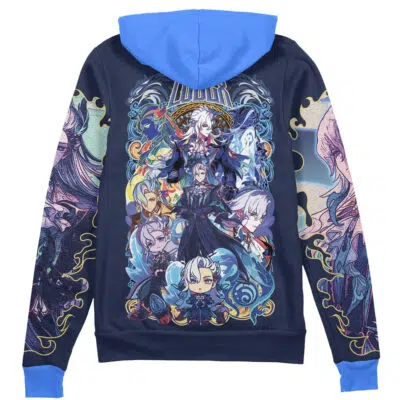 Neuvillette Genshin Impact Streetwear Zip Hoodie Jacket