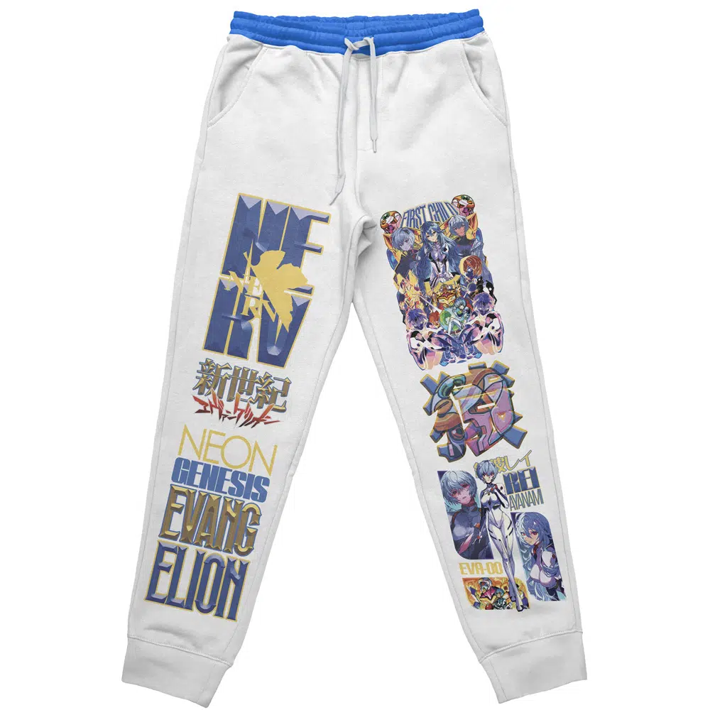 Rei Ayanami V2 Neon Genesis Evangelion Streetwear Sweatpants