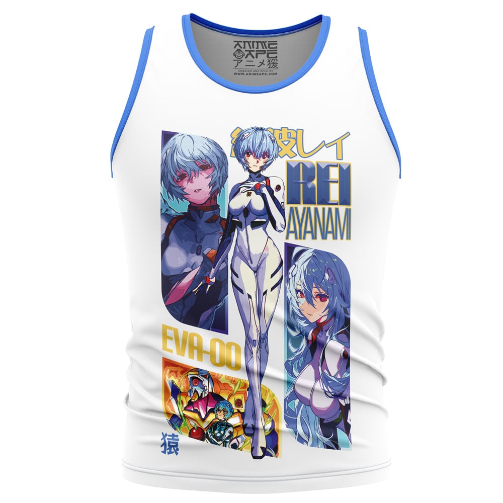Rei Ayanami V2 Eva Streetwear Tank Top | Anime Ape