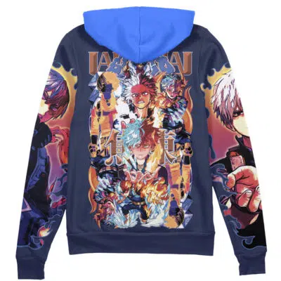 Todoroki Shoto V2 My Hero Academia Streetwear Zip Hoodie Jacket