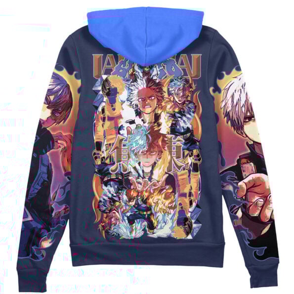 Todoroki Shoto V2 My Hero Academia Streetwear Zip Hoodie Jacket