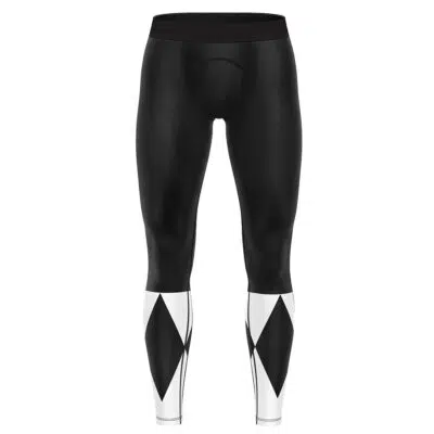 Black Ranger Power Ranger Compression Pants Spats