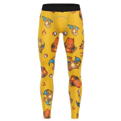 Charizard Pattern Pokemon Compression Pants Spats