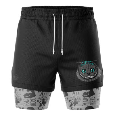 Cheshire Cat Alice In Wonderland 2-in-1 Performance Shorts