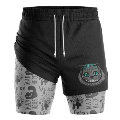 Cheshire Cat Alice In Wonderland 2-in-1 Performance Shorts