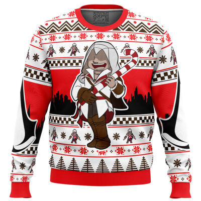 Chibi Ezio Auditore da Firenze Assassin's Creed Ugly Christmas Sweater