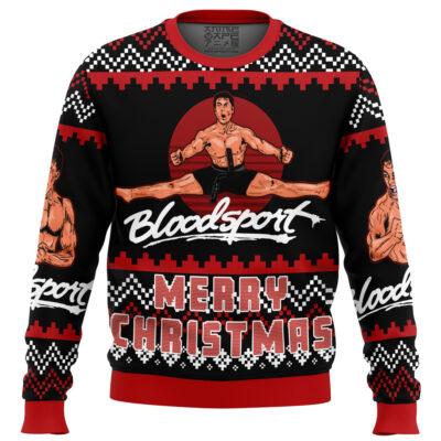 Christmas Bloodsport Ugly Christmas Sweater