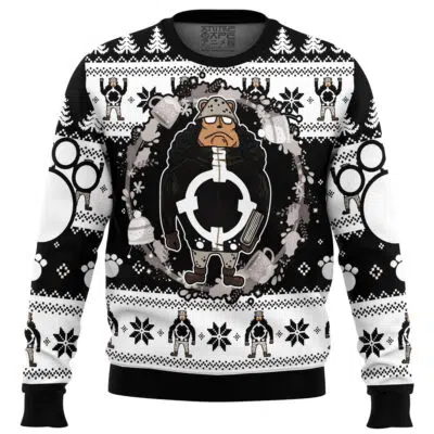 Christmas Kuma One Piece Ugly Christmas Sweater