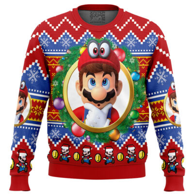 Christmas Super Mario Odyssey Ugly Christmas Sweater