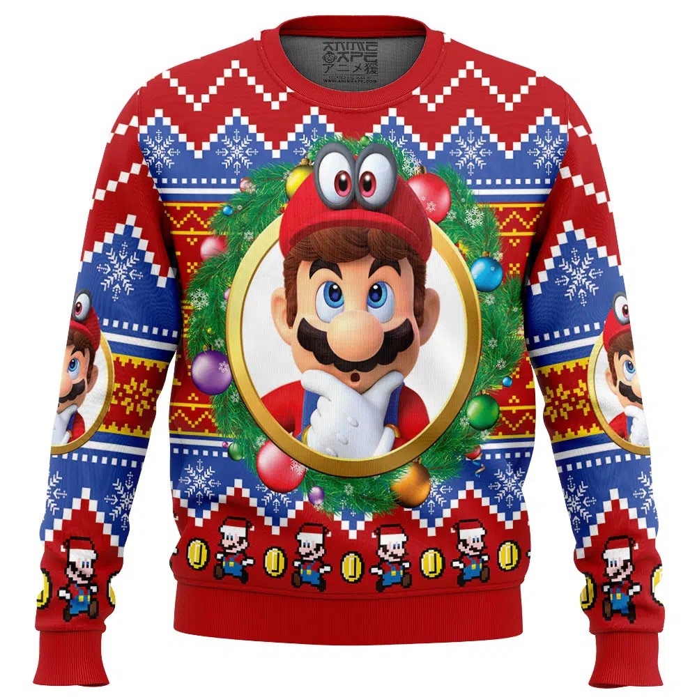 Christmas Super Mario Odyssey Ugly Christmas Sweater