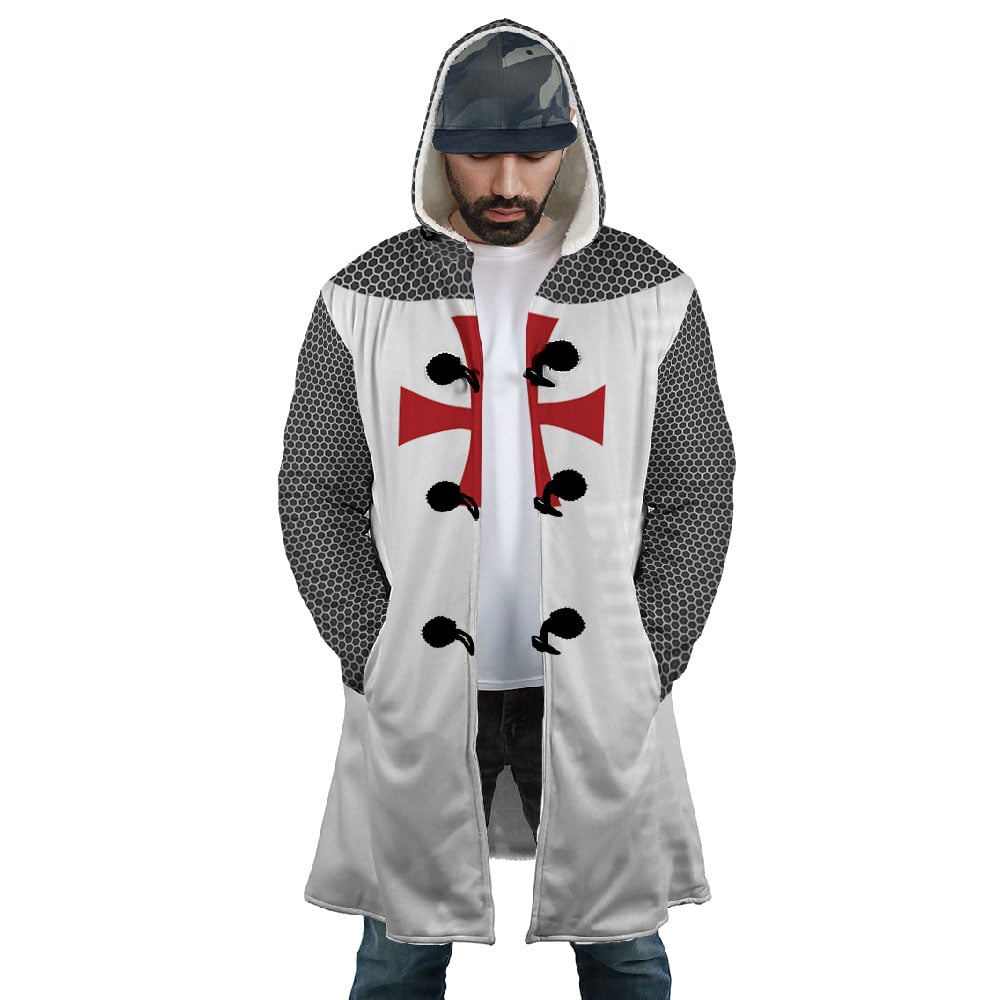 Crusader Knights Templar Dream Cloak Coat - Image 3