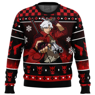 Dante Devil May Cry Ugly Christmas Sweater