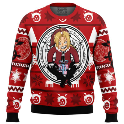 Edward Elric Fullmetal Alchemist Ugly Christmas Sweater