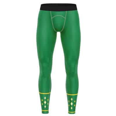 Green Ranger Ninjetti Power Rangers Compression Pants Spats