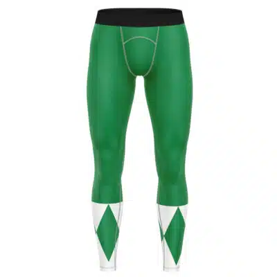 Green Ranger Power Ranger Compression Pants Spats
