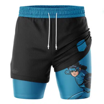 Invincible Blue Invincible 2-in-1 Performance Shorts