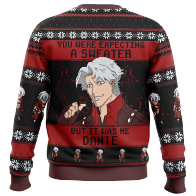 It Was Me Dante Devil May Cry Ugly Christmas Sweater