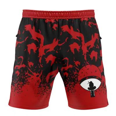 Itachi Crows Akatsuki Shippuden Versatile Shorts