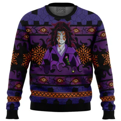 Kokushibo Demon Slayer Ugly Christmas Sweater