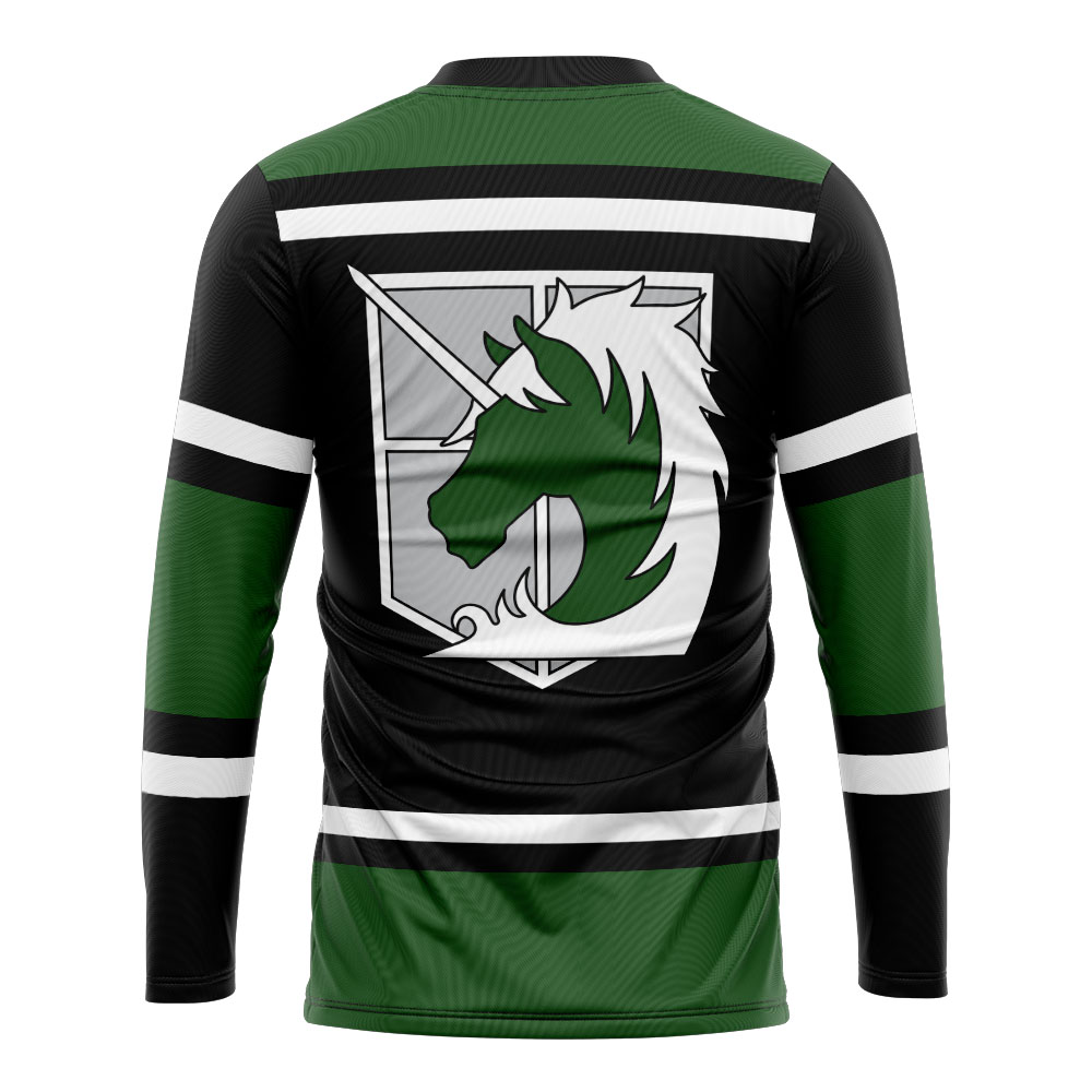 Military Police Attack On Titan Hockey Jersey - Image 2