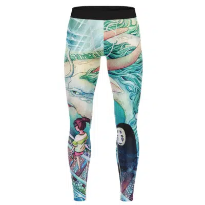 Mythical Spirited Away Studio Ghibli Compression Pants Spats