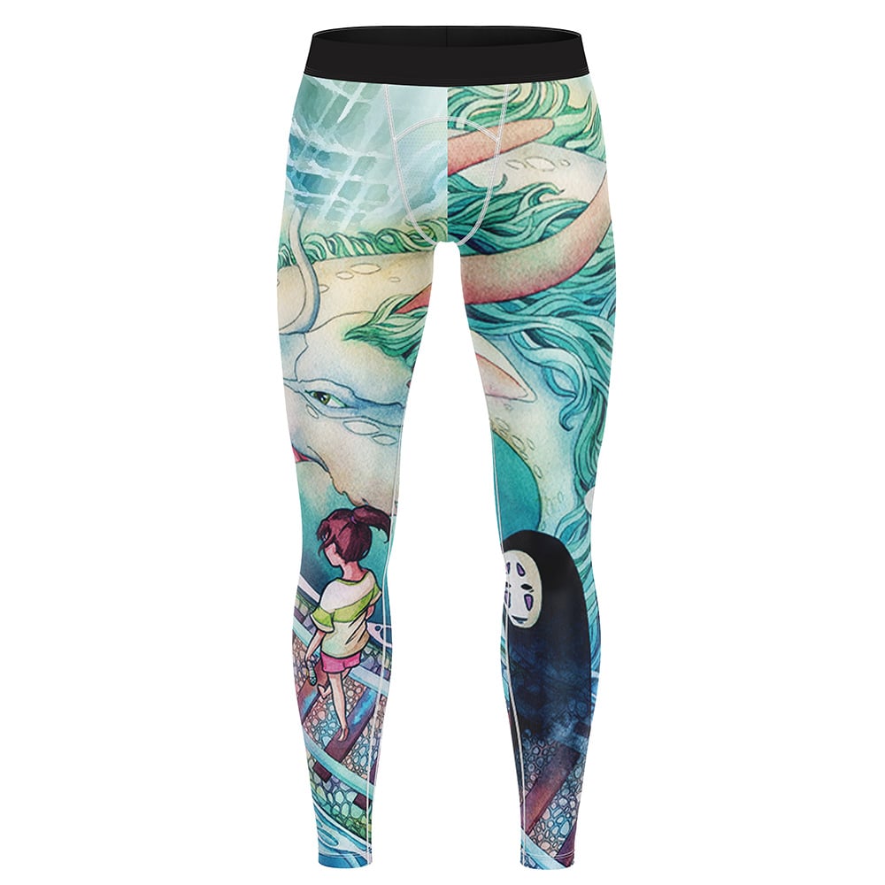 Mythical Spirited Away Studio Ghibli Compression Pants Spats