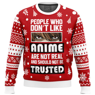 People Who Dont Like Anime Ugly Christmas Sweater