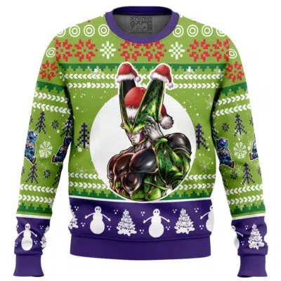 Perfect Cell Dragon Ball Z Ugly Christmas Sweater