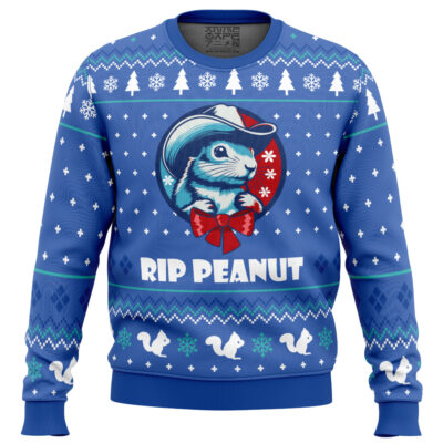 RIP Peanut the Squirrel Ugly Christmas Sweater