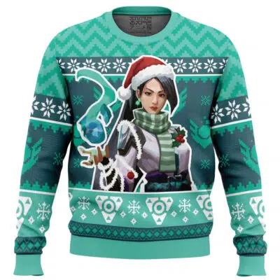 Sage Valorant Ugly Christmas Sweater