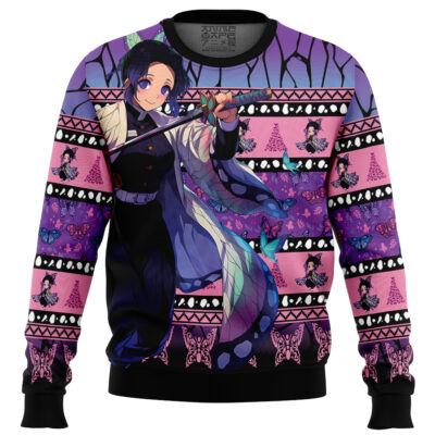 Shinobu Kocho Demon Slayer Ugly Christmas Sweater