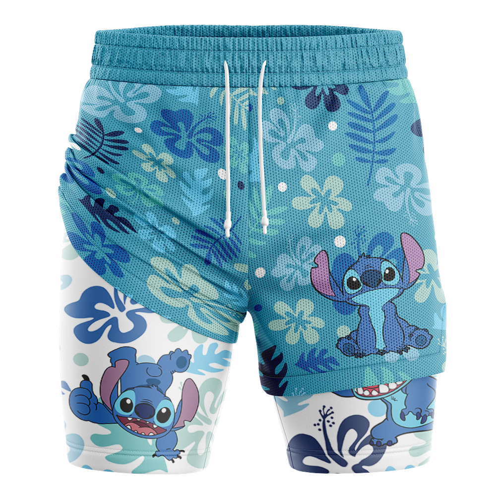 Stitch Lilo and Stitch 2-in-1 Performance Shorts - Image 3