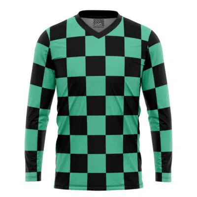 Tanjiro Kamado Demon Slayer Hockey Jersey