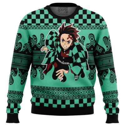 Tanjiro Kamado Demon Slayer Ugly Christmas Sweater