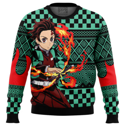 Tanjiro Kamado V2 Demon Slayer Ugly Christmas Sweater