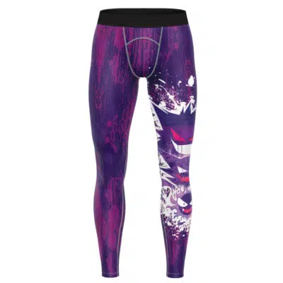 Trippy Ghostly Evolution Ghastly Haunter Gengar Pokemon Compression Pants Spats
