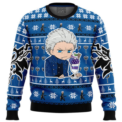 Vergil Chibi Devil May Cry_Ugly Christmas Sweater