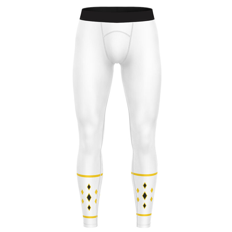White Ranger Ninjetti Power Rangers Compression Pants Spats | Anime Ape