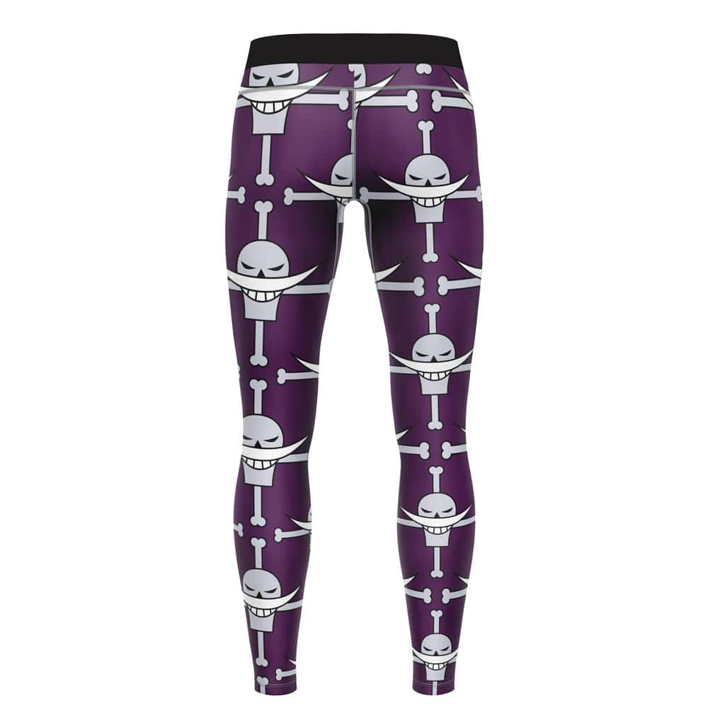Whitebeard Pattern One Piece Compression Pants Spats - Image 2