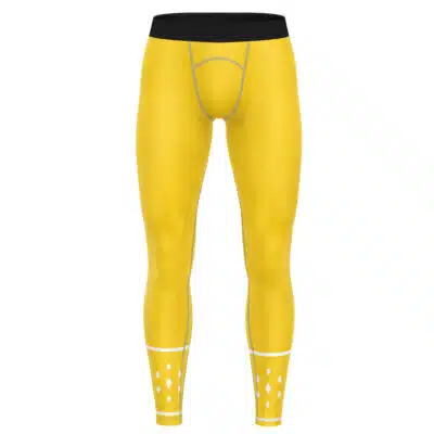 Yellow Ranger Ninjetti Power Rangers Compression Pants Spats