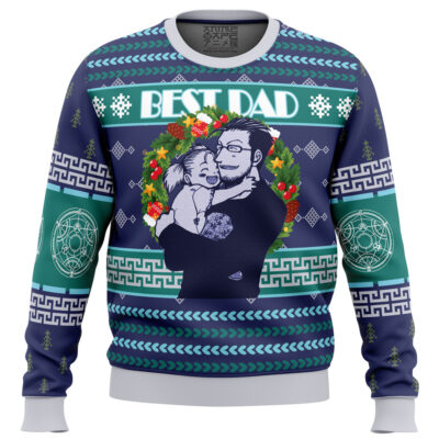 Christmas Maes Hughes Best Dad Fullmetal Alchemist Ugly Christmas Sweater
